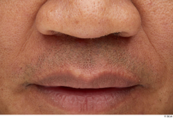 Face Mouth Nose Cheek Skin Man Black Chubby Wrinkles Studio photo references